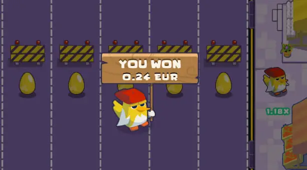 Chicken Cross Spiel Demo.