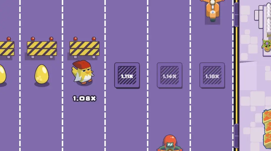 Chicken Cross Spiel.